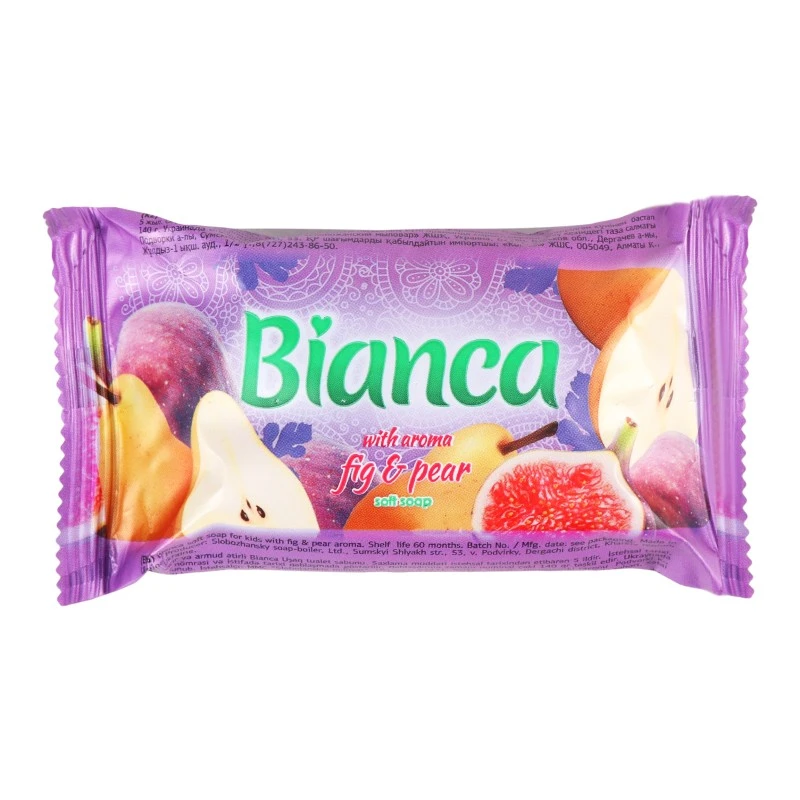Мило з ароматом інжиру та груші Дитяче Bianca, 140 г