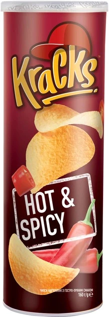 Чіпси гостро-пряні Kraks, 160 г