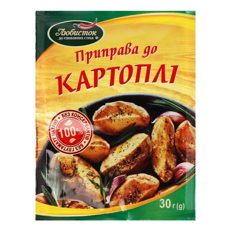 Приправа до картоплі Любисток, 30 г