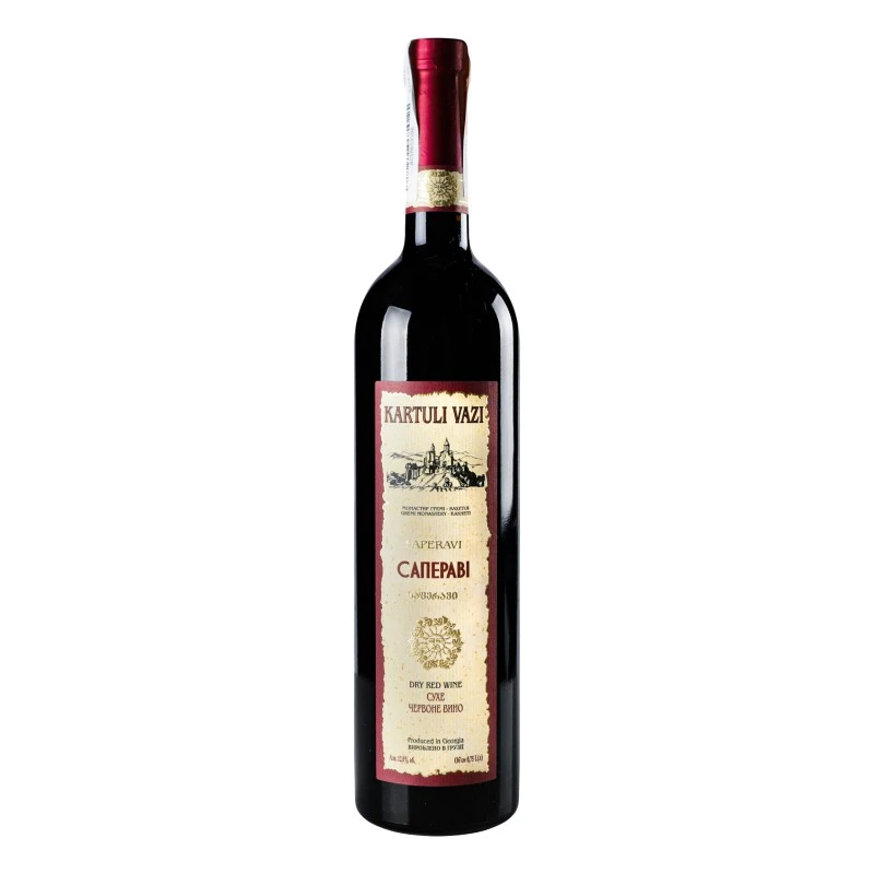 Вино червоне сухе Сапераві Kartuli Vazi, 0.75 л