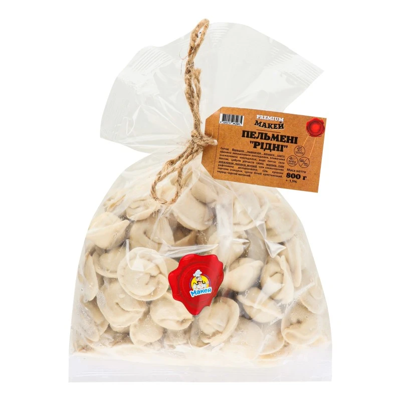 Пельмені Рідні Premium Макей, 800 г