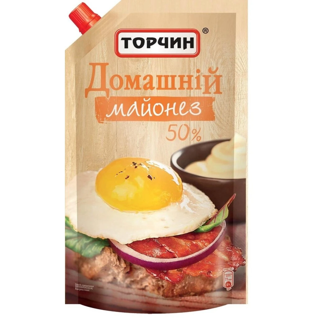 Майонез 50% Домашній Торчин, 900 г