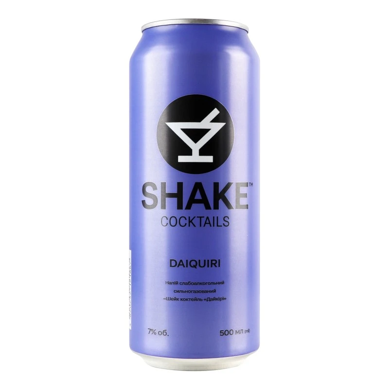 Слабоалкогольний напій газований Daiquiri ж/б Shake, 0.5 л