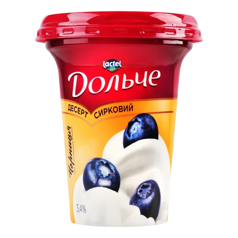 Десерт 3.4% Чорниця Дольче, 300 г