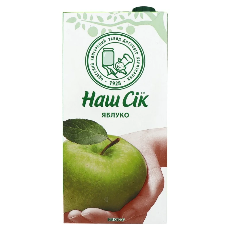 Нектар Яблуко Наш Сік, 1.93 л