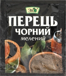 Перець чорний мелений Еко м/у 10г