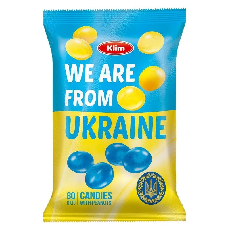 Драже арахіс у хрусткій оболонці Ми з України, 80 г
