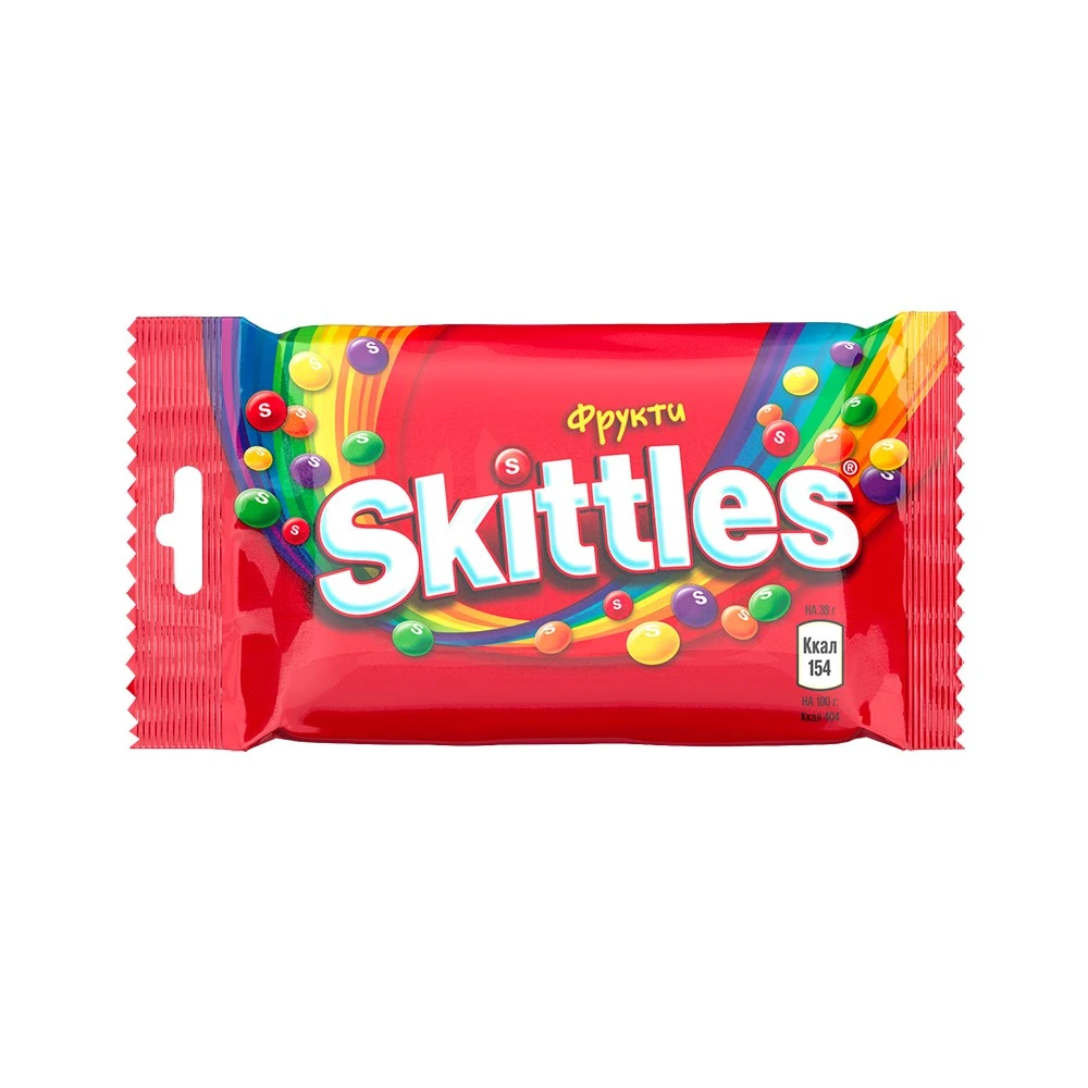 Драже жувальні Фрукти Skittles, 38 г