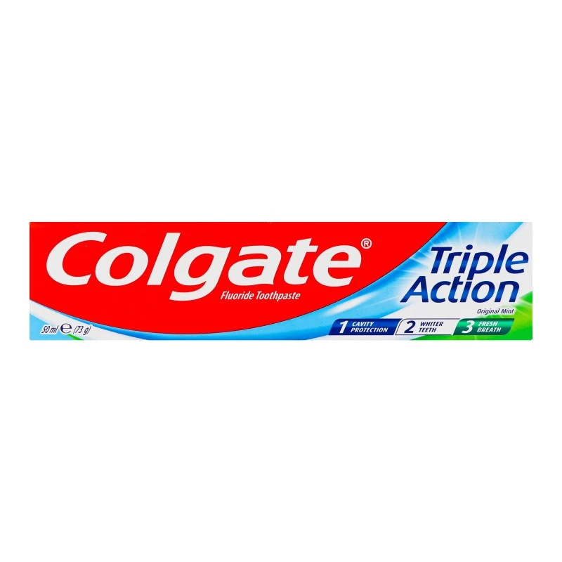 Паста зубна Triple Action Colgate, 50 мл