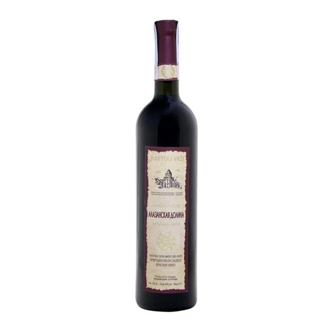 Вино червоне напівсолодке Алазанська Долина Kartuli Vazi, 0.75 л