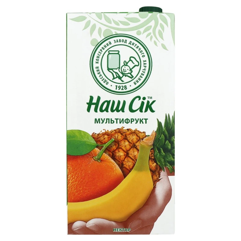 Нектар Мультифрукт Наш Сік, 1.93 л