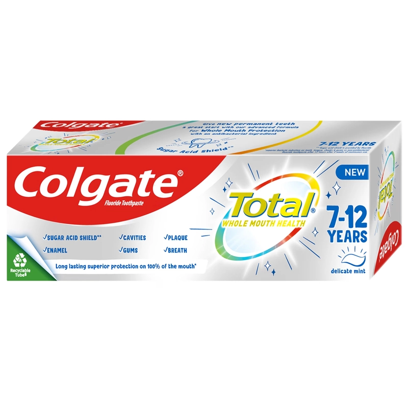 Паста зубна для дітей 7-12років Junior Total Colgate, 50 мл
