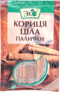 Кориця ціла палички м/у Еко, 20 г