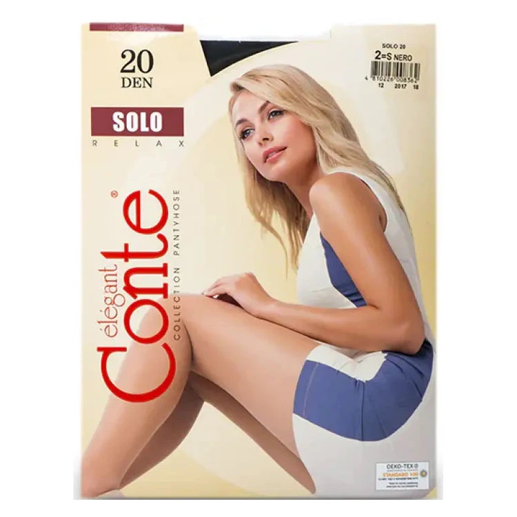 Колготки Solo 20 den Nero Conte Elegant, р.4