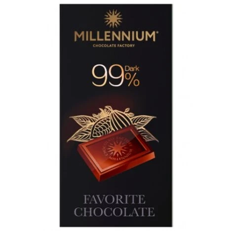 Шоколад чорний 99% Favorite Millennium, 100 г