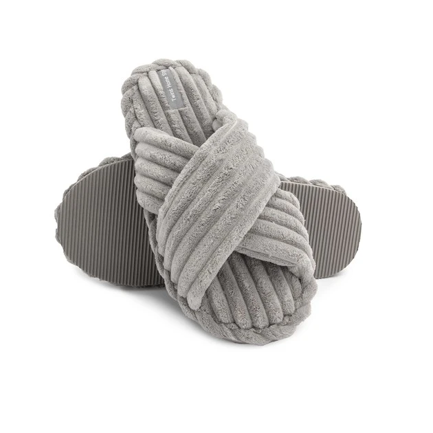 Капці домашні жіночі HS-Puffy grey (Х) р.38-39 Twins, пара