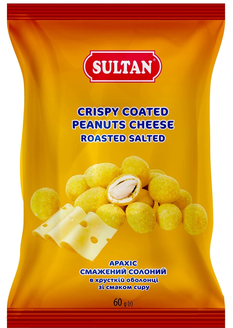 Арахіс смажений зі смаком сиру Султан, 60 г