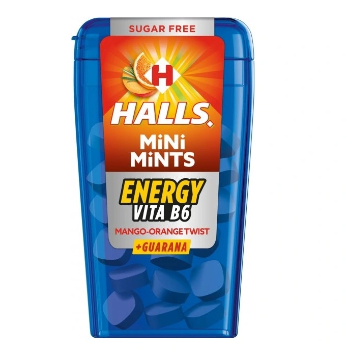 Льодяники зі смаком апельсина та манго Холлс Міні Мінтс, 12.5 г