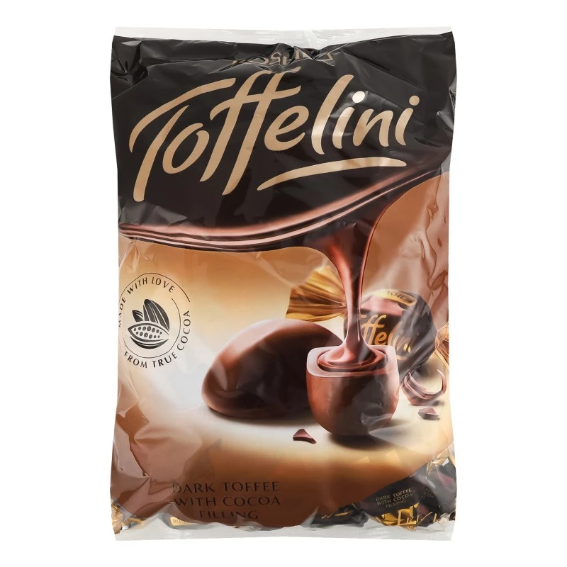 Цукерки з какао-начинкою Toffelini Roshen, 1 кг