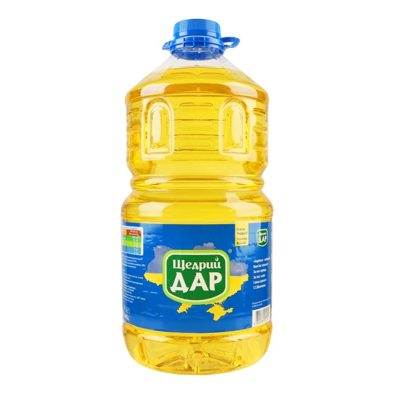 Олія соняшникова рафінована Щедрий Дар, 5 л