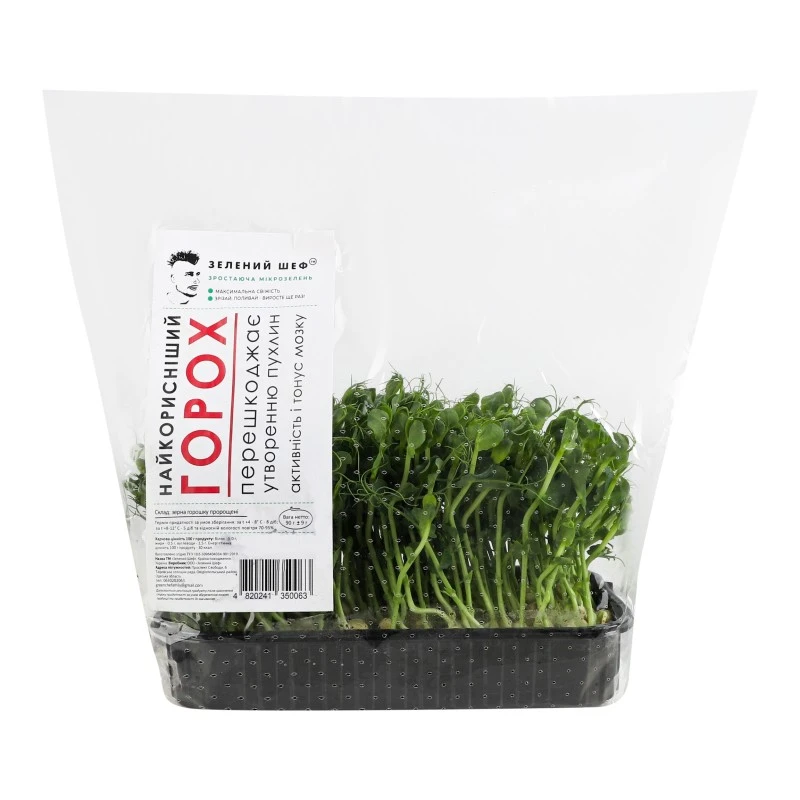 Паростки горошку, шт