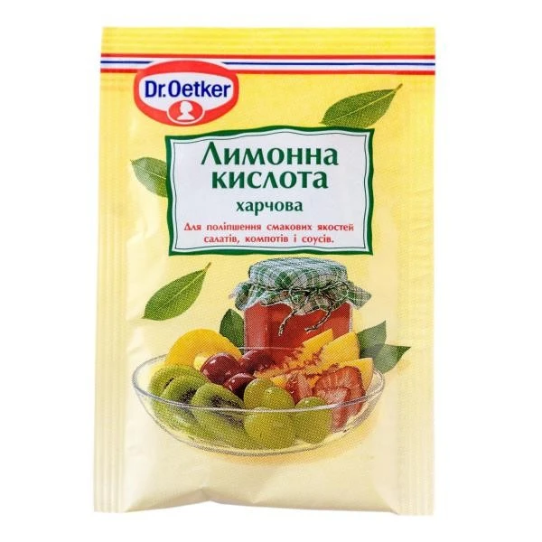 Кислота лимонна Dr.Oetker, 8 г