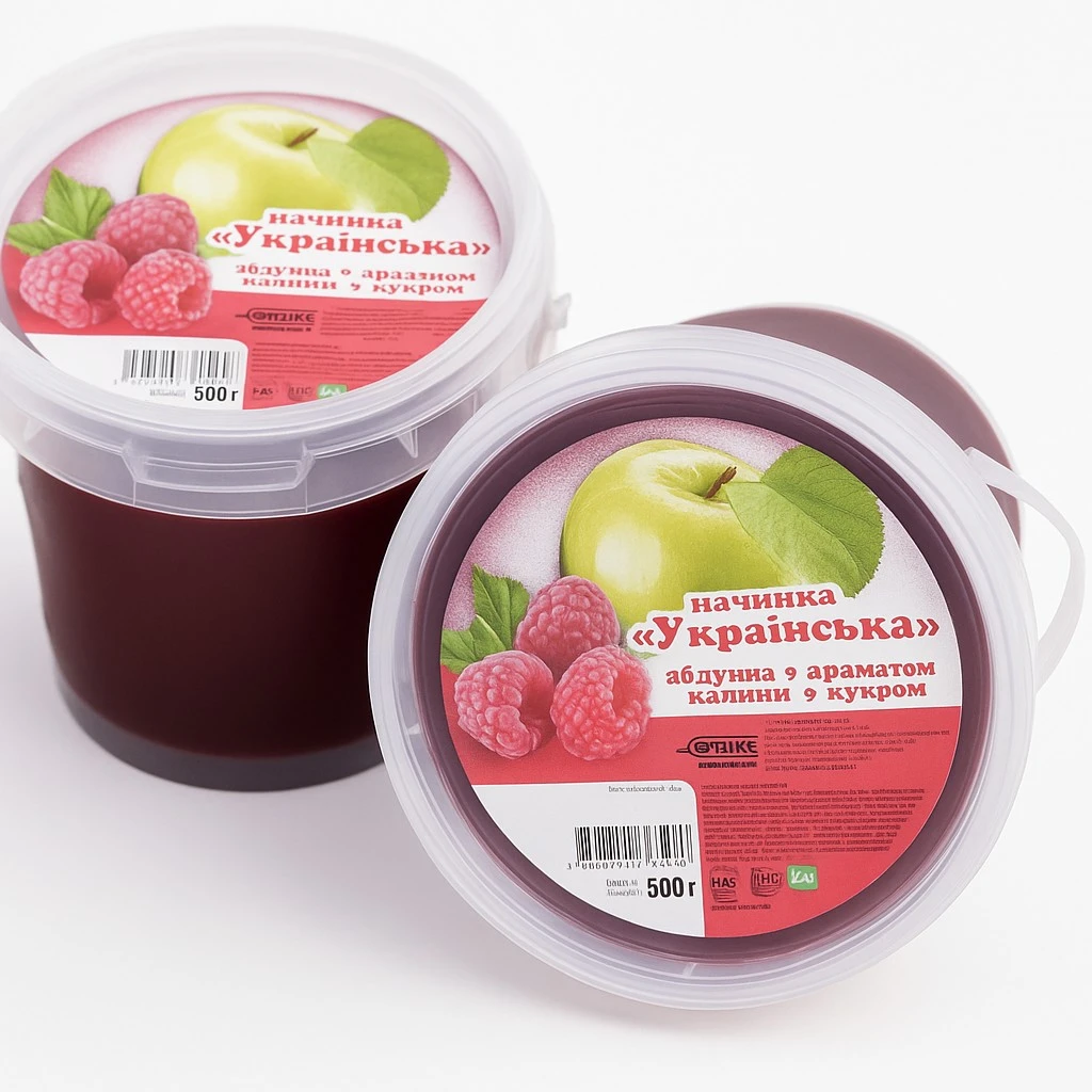 Начинка Українська яблучна з ароматом малини Віліс, 500 г