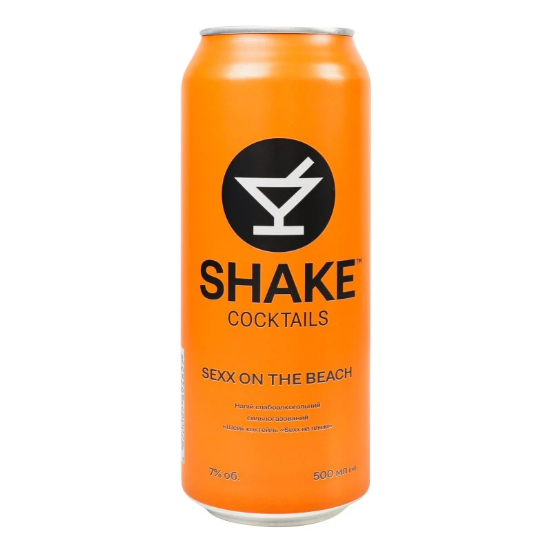 Слабоалкогольний напій газований Sexx on the Beach ж/б Shake, 0.5 л