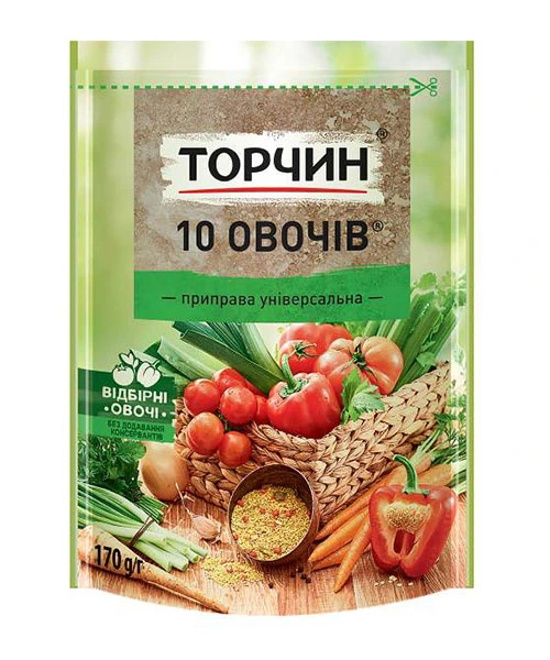 Приправа 10 овочів Торчин, 170 г