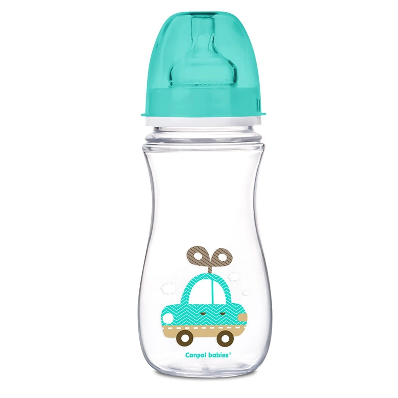 Пляшечка антиколікова Кольорові звірятка 240 мл Canpol Babies, шт