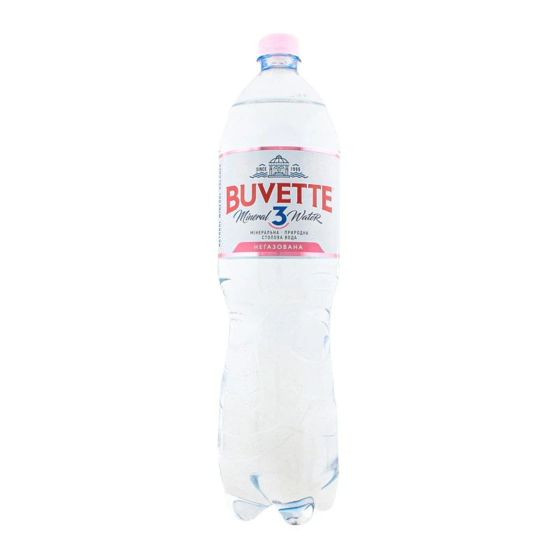 Вода негазована 3 Buvette, 1.5 л