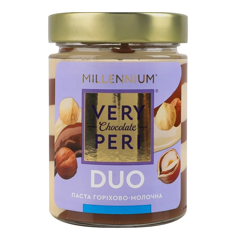 Паста Very Peri Duo горіхово-молочна Millennium, 360г
