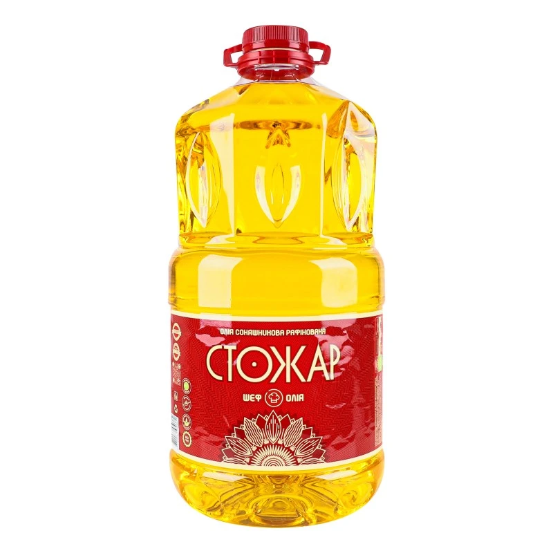 Олія соняшникова рафінована Стожар, 5 л