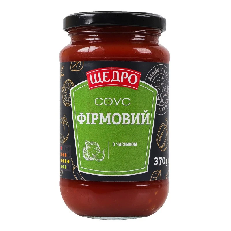 Соус Фірмовий с/б  Щедро, 370 г