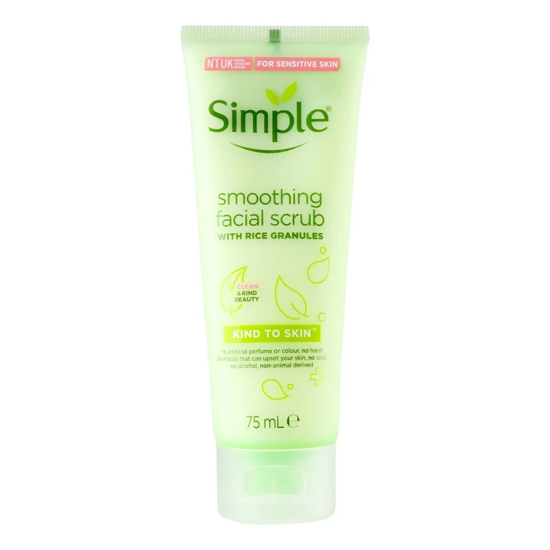 Скраб для обличчя вирівнюючий Kind to skin Simple, 75 мл