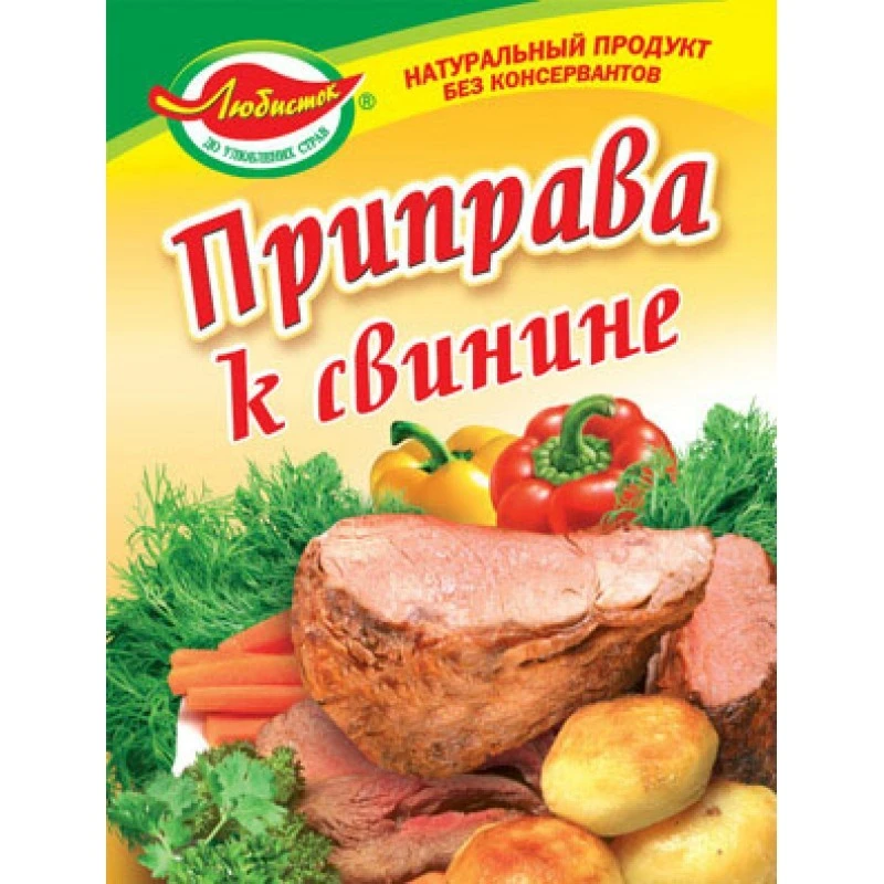 Приправа до свинини Любисток, 30 г