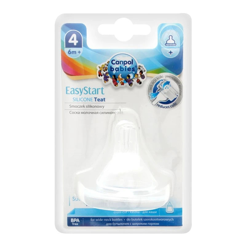 Соска силіконова від 6 місяців EasyStart Canpol babies, шт