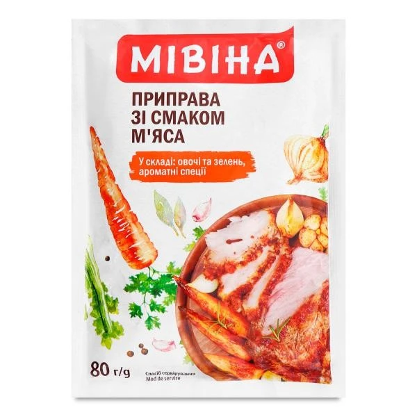 Приправа М&#039;ясна Мівіна, 80 г