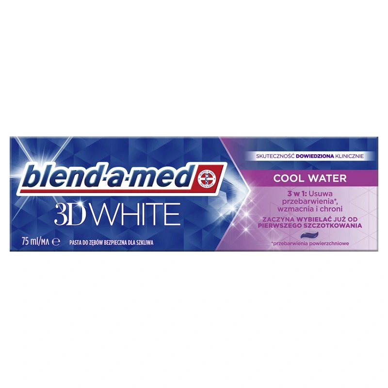 Зубна паста 3D White з прохолодна вода Blend-a-med, 75 мл