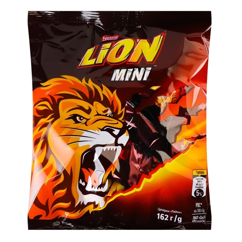 Цукерки Lion Mini Nestle, 162 г