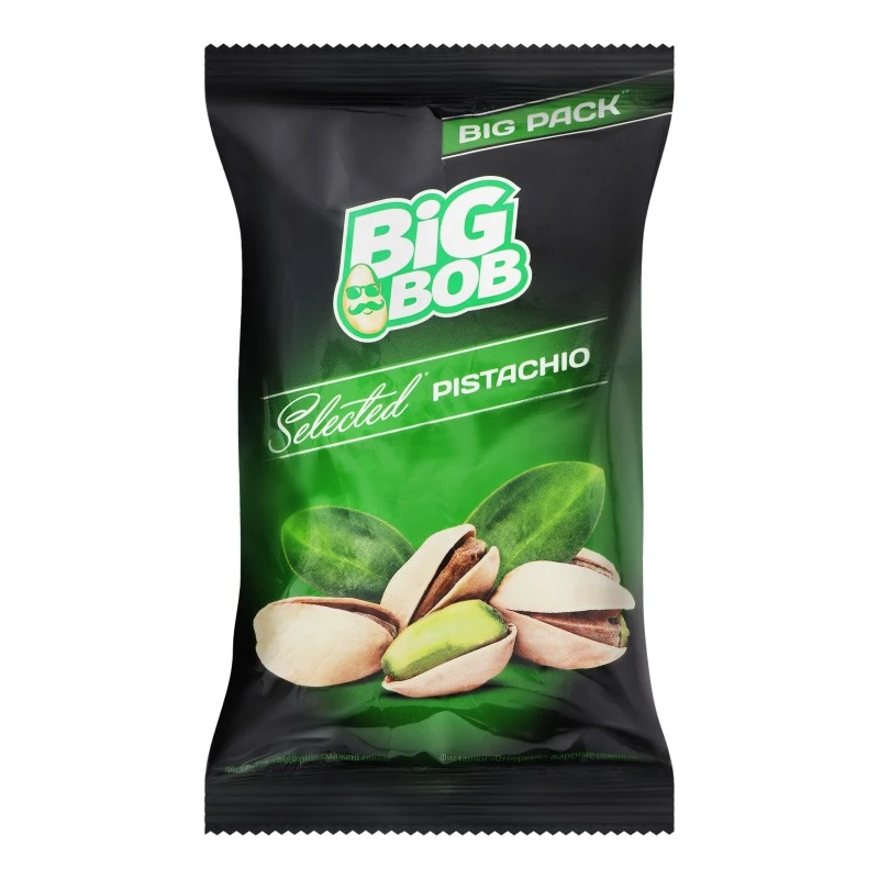Фісташки смажені солоні Selected Big Bob, 70 г