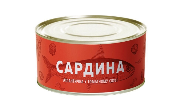 Консервовані сардини у томатному соусі Рибна Затока, 240 г