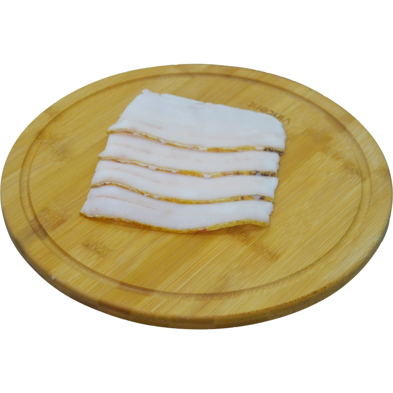 Сало свиняче Домашнє слайси з перцем