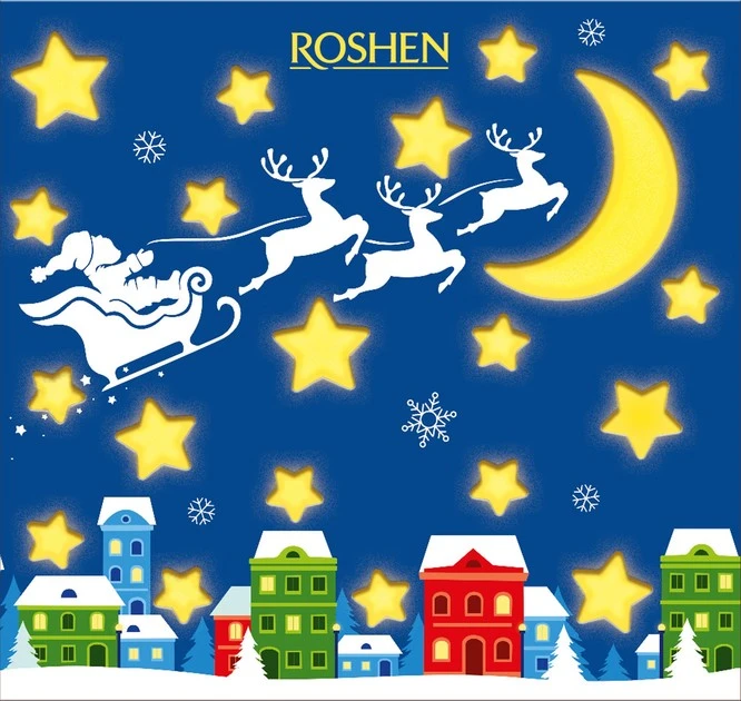Новорічний подарунок 7 Різдвяне небо Roshen, 509 г