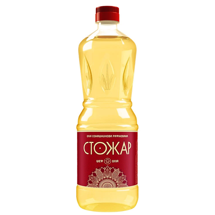 Олія соняшникова рафінована Стожар, 850 мл