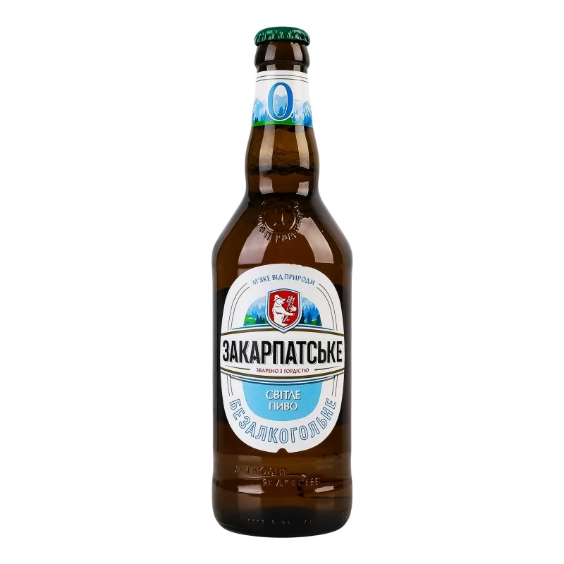 Пиво світле б/а Оригінальне Закарпатське, 0.5 л