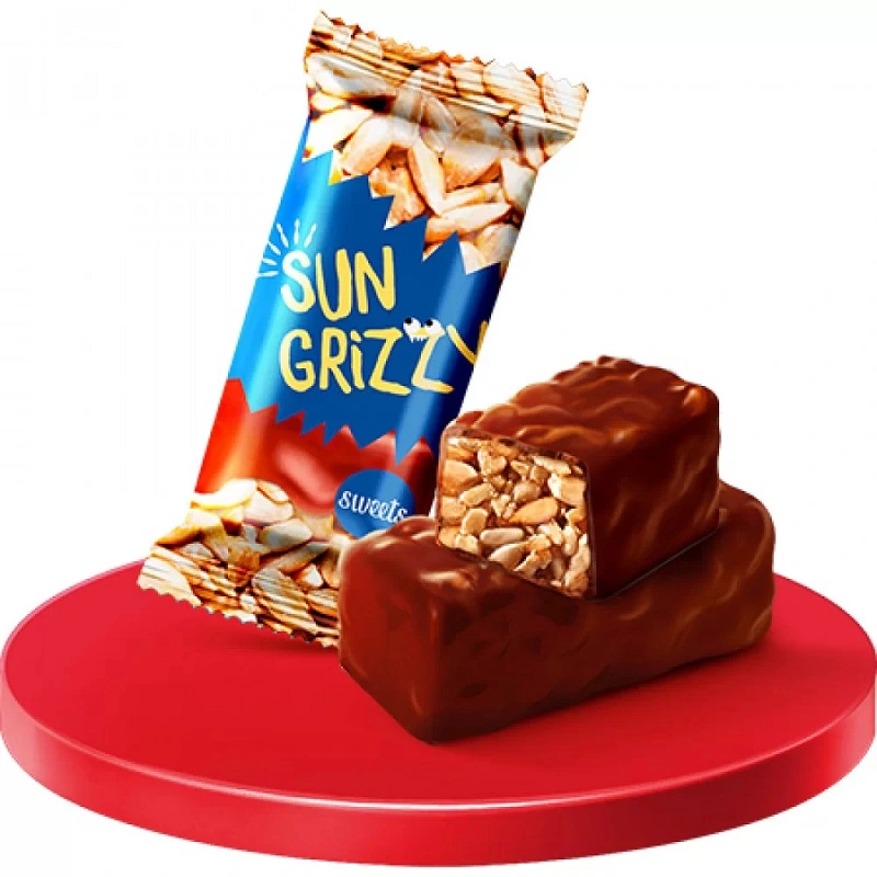 Цукерки глазуровані з арахісом Sun Grizzy Лукас