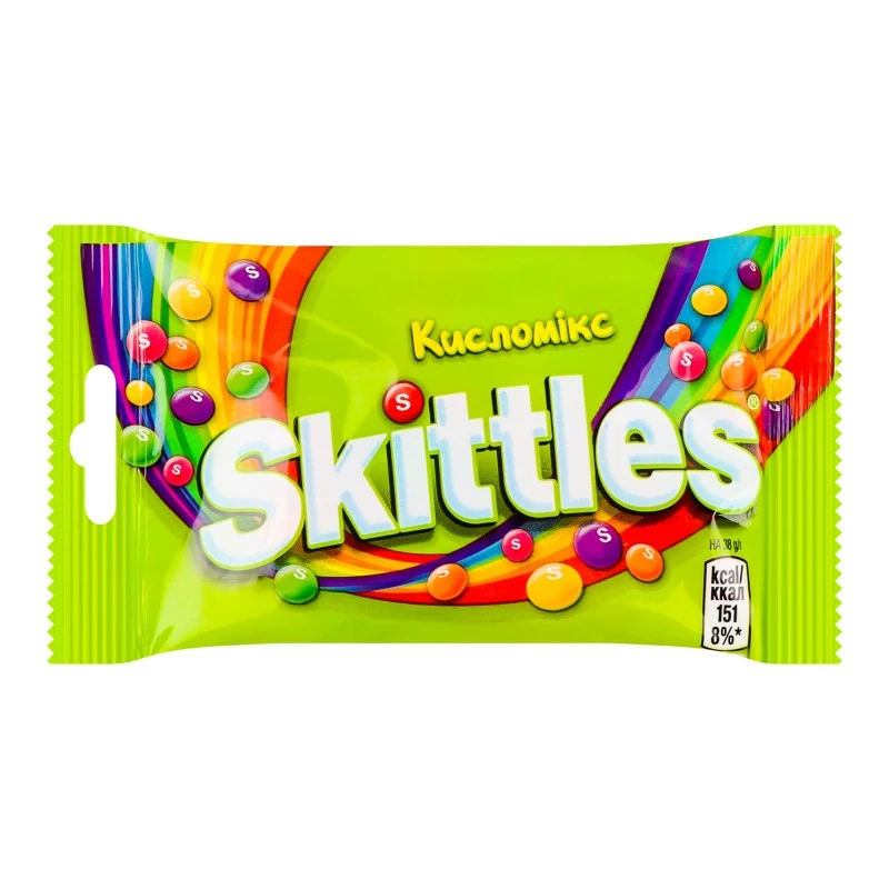 Драже жувальні Кисломікс Skittles, 38 г