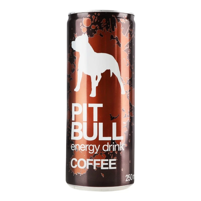 Напій енергетичний б/а газований ж/б Coffee Pit Bull, 0.25 л