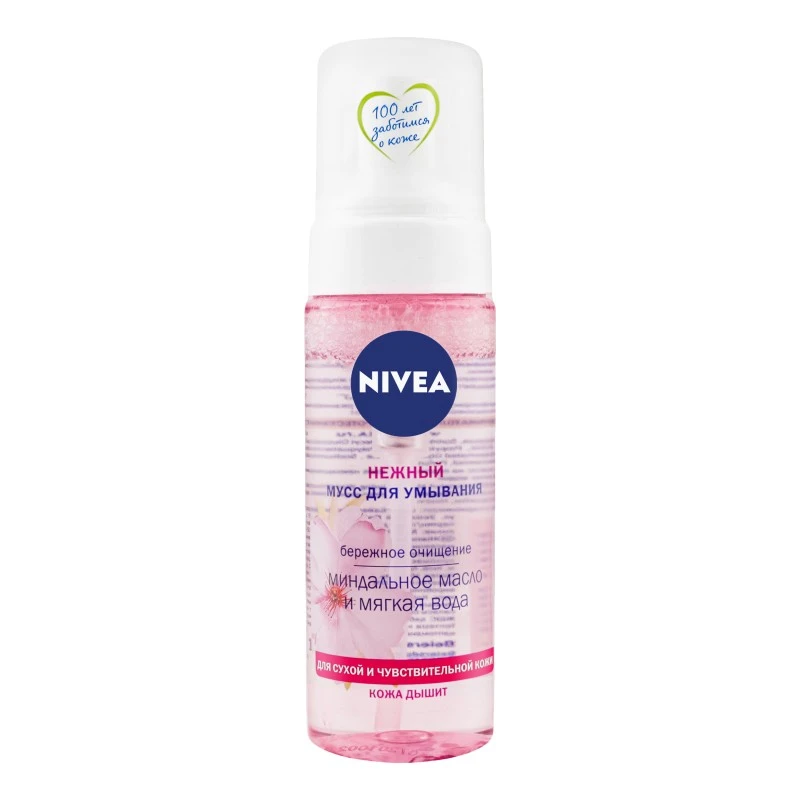 Мус для вмивання Ніжний Nivea, 150 мл